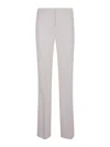 Twinset Straight-leg Trousers In Blanco