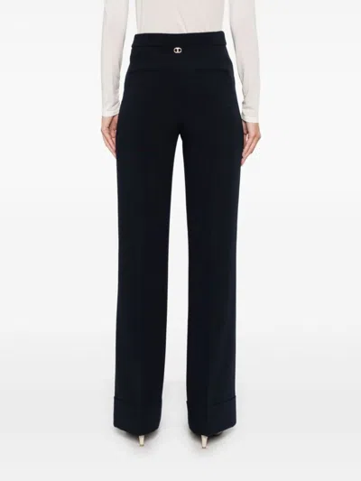 Twinset Trousers In Blue