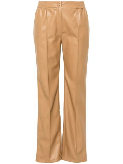 Twinset Trousers In Brown