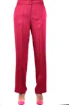 Twinset Trousers In Fuchsia