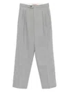 Twinset Twin-set Pinstripe Tailored Pants In Gray