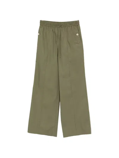 Twinset Trousers In Green