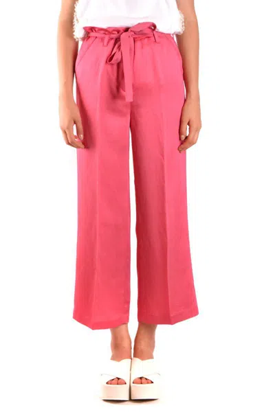 Twinset Trousers In Purple