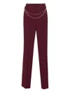 Twinset Trousers In Red
