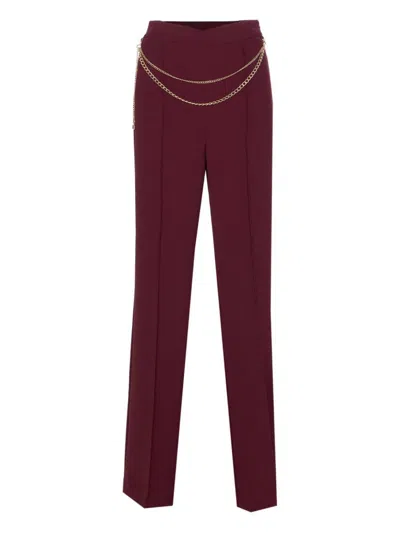 Twinset Trousers In Red