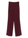 Twinset Pull-on Style Trousers In Red