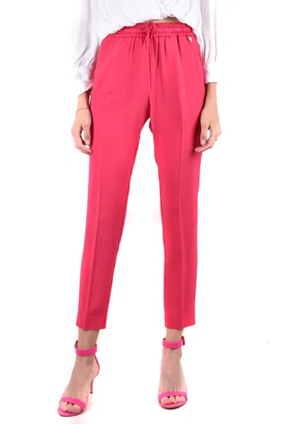 Twinset Trousers Red In Pink