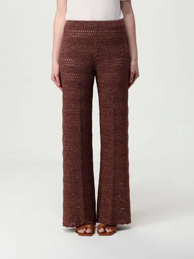 TWINSET PANTS TWINSET WOMAN COLOR BRONZE,427064117