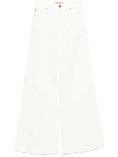 Twinset Trousers In White