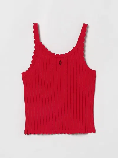 Twinset Top  Kids Color Fuchsia In Red