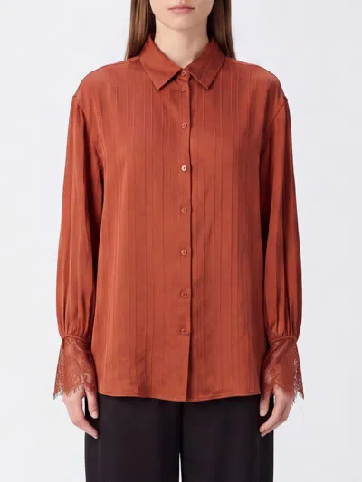 Twinset T-shirt Woman Color Cherry In Orange