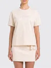 Twinset Twin-set Orange Cotton T-shirt In Neutral