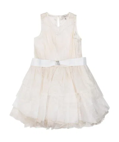 Twinset Tulle Dress In White