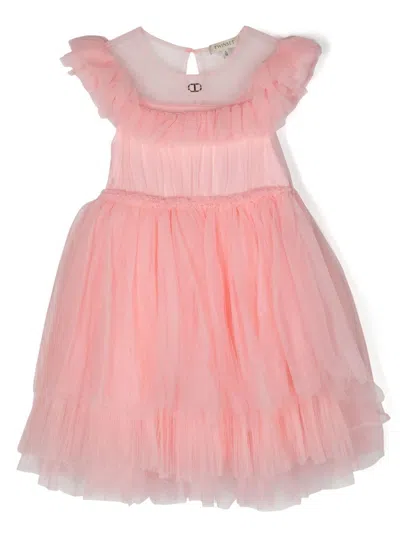 Twinset Kids Vestito Per Bambini In Rosa