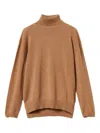 Twinset Turtle Neck Sweater In Brown
