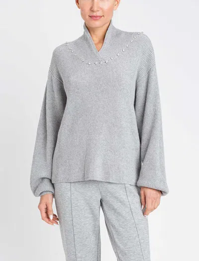 TWINSET EMBELLISHED-COLLAR SWEATER