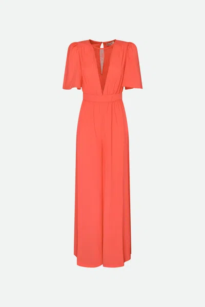 Twinset Dress  Woman Color Coral In Rosso