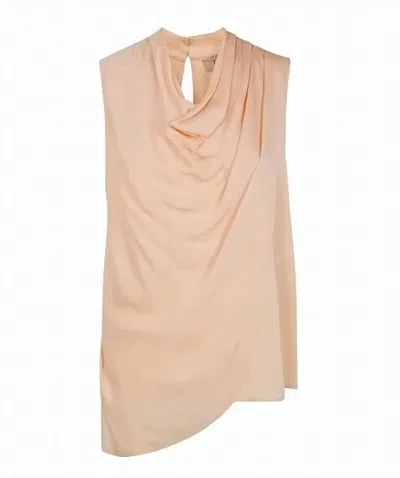 Twinset Twein Set Asymmetrical Top Shirt In Pink