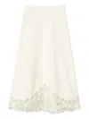 Twinset Tailored Collection Of Skirts With Feminine Silhouettes In White