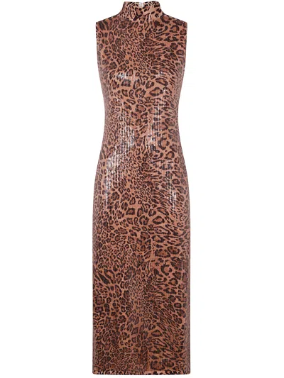 TWINSET TWIN-SET ANIMALIER PRINT DRESS