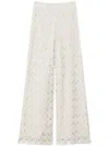 Twinset Lace Trousers In Neutrals