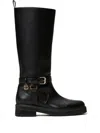 Twinset Twin-set Biker Boots In Black