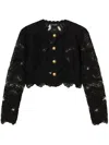 Twinset Twin-set Black Cotton Jacket
