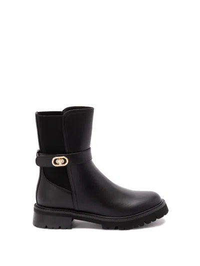 Twinset Twin-set Black Polyurethane Boots