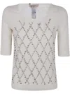 Twinset T-shirt With Necklace Decoration