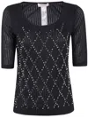 Twinset T-shirt With Necklace Decoration