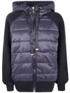 Twinset Twin-set Bomber Padded Jacket In Blue