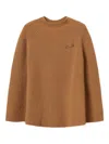 Twinset Ribbed Jewel-embellished Cape