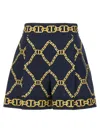 TWINSET TWIN SET CHAIN PRINT SHORTS