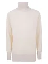 Twinset Twin-set Chantilly Wool-blend Sweater In White