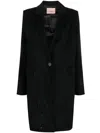 Twinset Floral-embroidered Single-breasted Coat