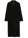 Twinset Twin-set Coats Black In Black
