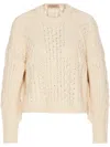 Twinset Twin-set Cozy And Stylish Knitted Sweater In Neutral