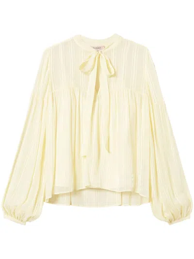 Twinset Twin-set Cozy And Stylish Sweater In Yellow