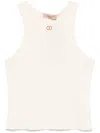 Twinset Twin-set Cozy Cotton Sweater In Neutral