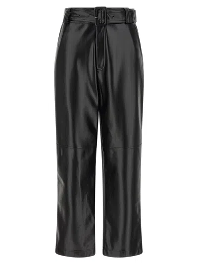 Twinset Twin Set Cropped Pants In Black