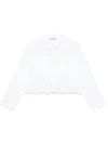 Twinset Twin-set Cropped White Shirt
