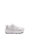 Twinset Twin-set Cushioned White Sneakers With Breathable Mesh Upper In White