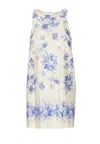 Twinset Floral-print Mini Dress In White