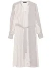 Twinset Twin-set Ecru Midi Dress