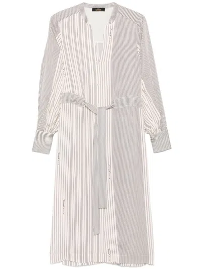 Twinset Twin-set Ecru Midi Dress