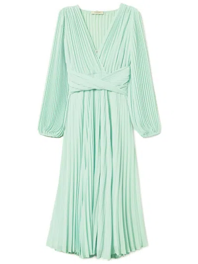 Twinset Twin-set Elegant Polyester Dress Design In Green