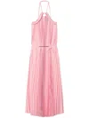 Twinset Twin-set Elegant Polyester Dress Design In Peach