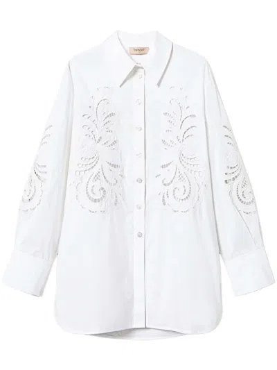 TWINSET TWIN-SET EMBROIDERED SHIRT