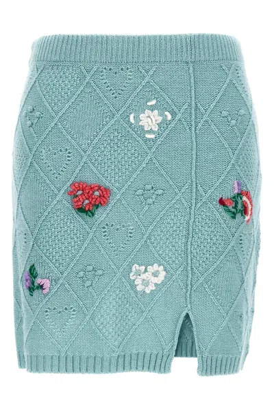 TWINSET TWIN SET EMBROIDERY SKIRT