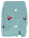 Twinset Embroidery Skirt Skirts Light Blue In 浅蓝色